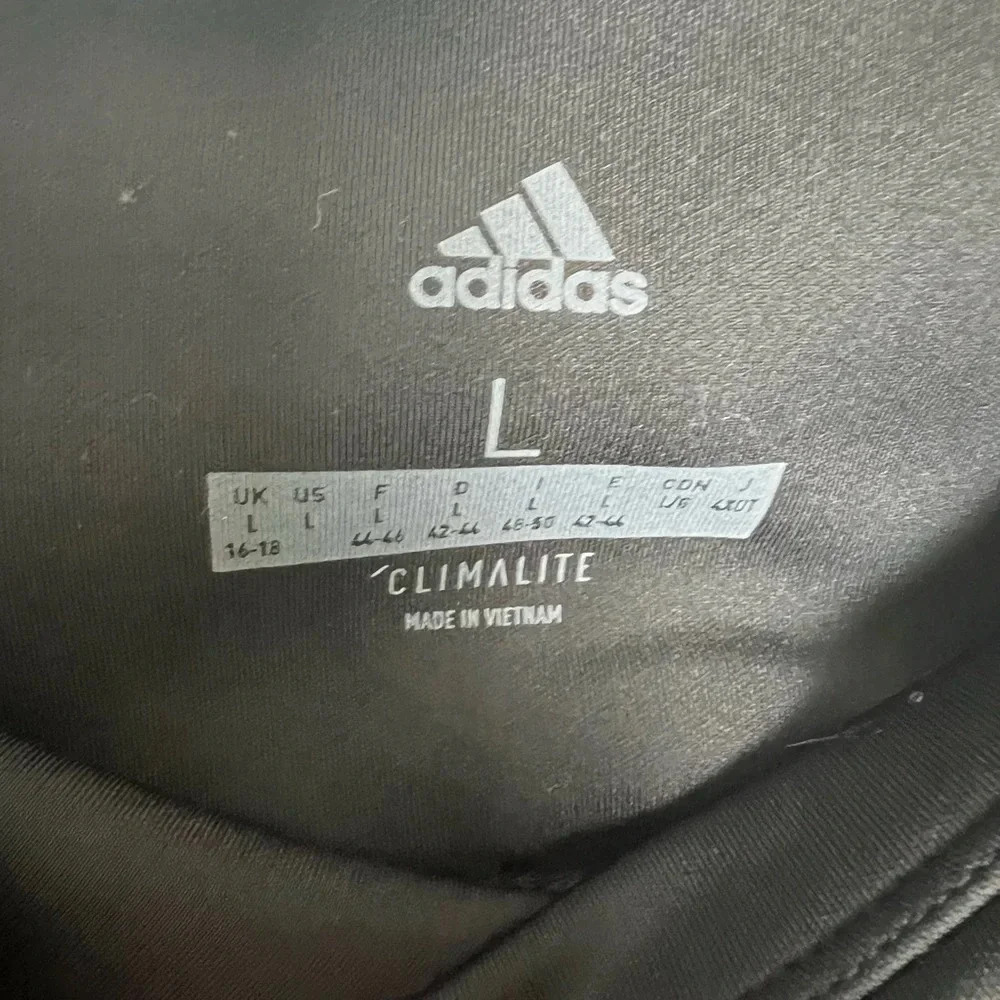 Adidas Skinny Black Climalite 7/8 Length Leggings Size Large - Picture 6 of 6